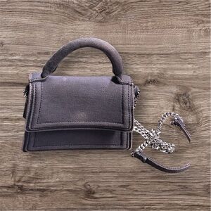 Zara Black Mini Bag with Chain Strap